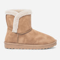 Boots camel fourré - 1