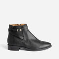 Chelsea boots ERAM FLEX noir cuir embossé à bride - 1