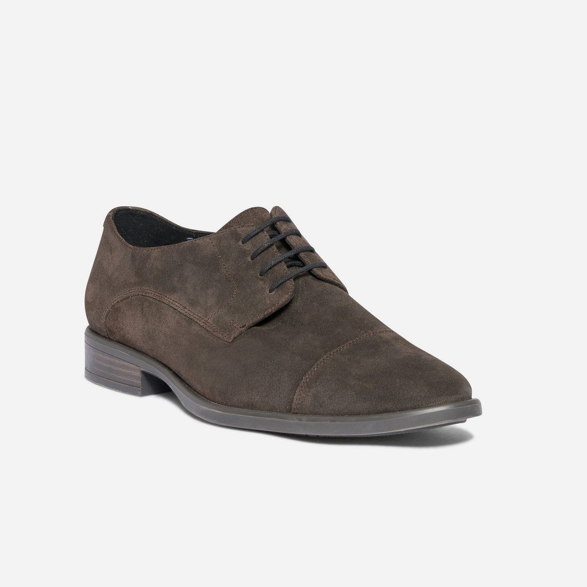 Derby ERAM FLEX marron en cuir velours - 2