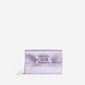 Pochette lilas métallisée - 1