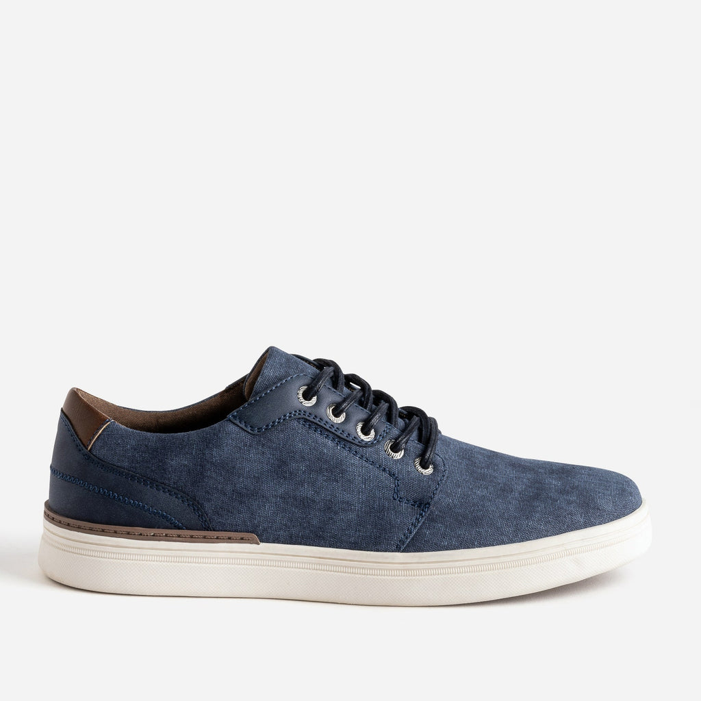 Tennis bleue en toile - 1