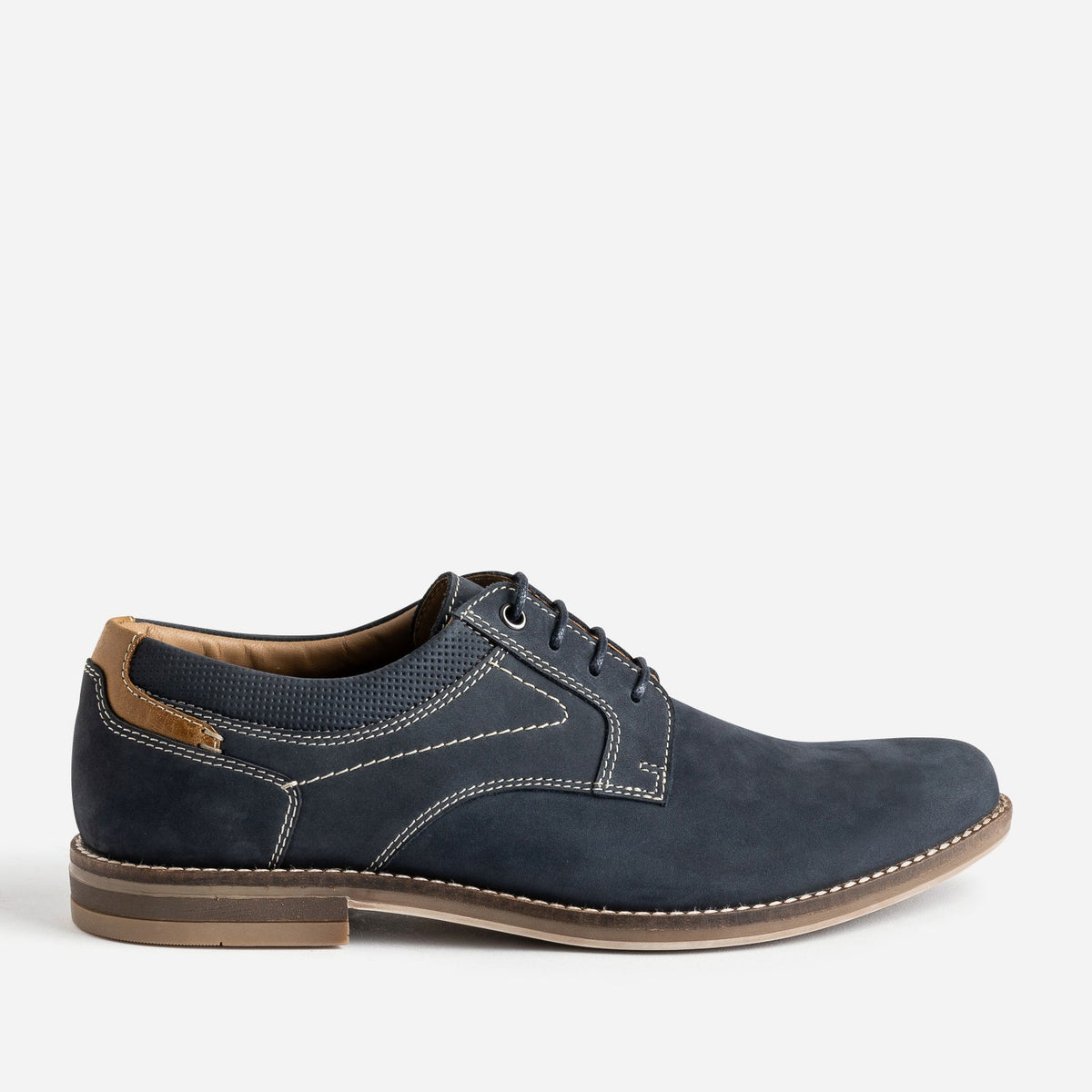 Derby marine cuir nubuck - 1
