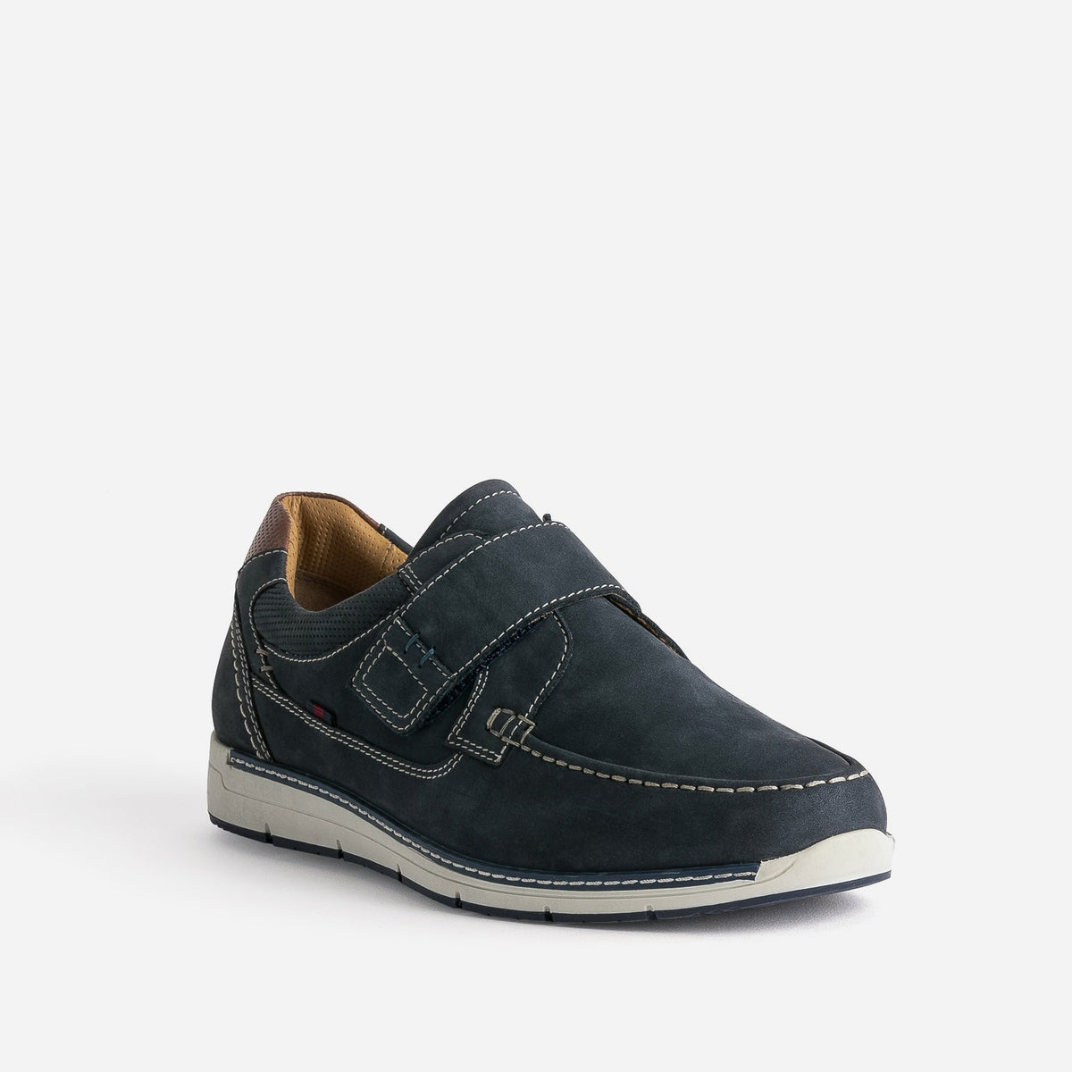 Derby FRANCE ARNO bleu cuir nubuck - 2