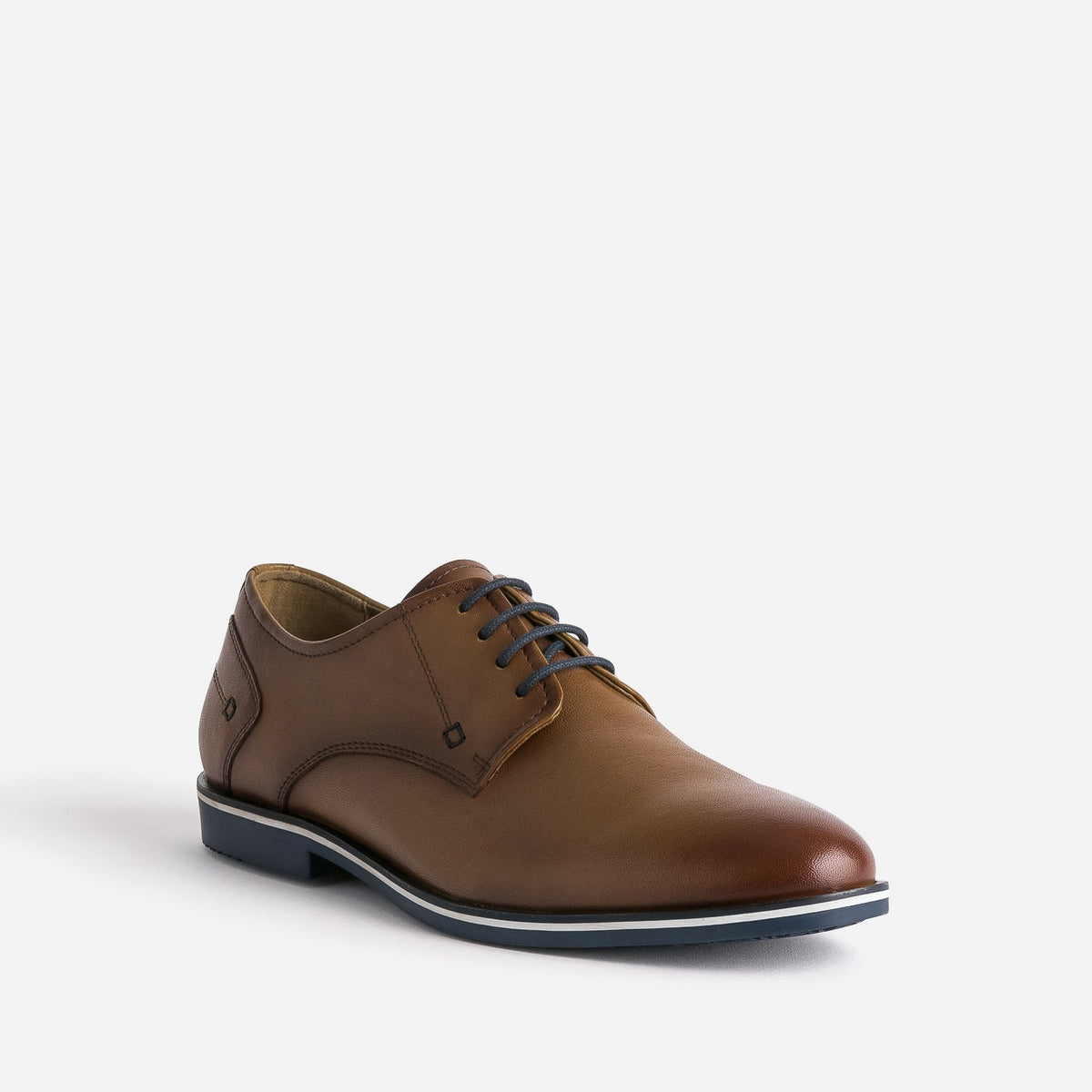 Derby cognac en cuir - 2