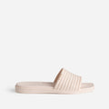 Mule CROCS rose pâle bride matelassée - 1