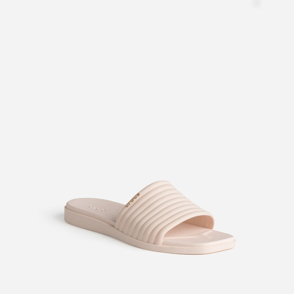 Mule CROCS rose pâle bride matelassée - 2