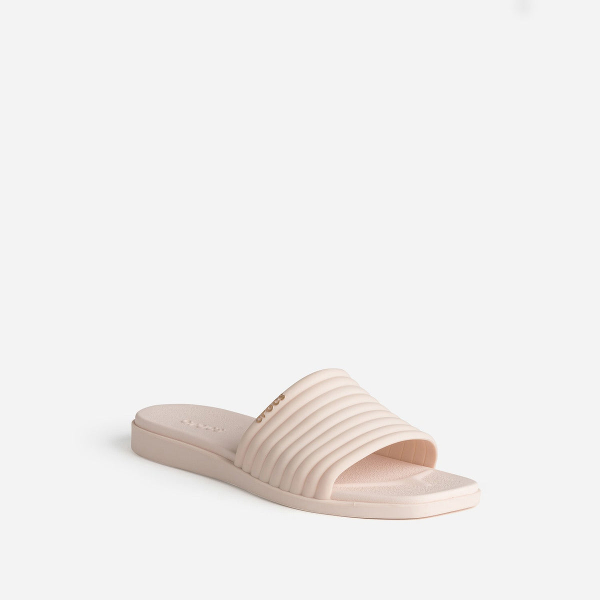 Mule CROCS rose pâle bride matelassée - 2
