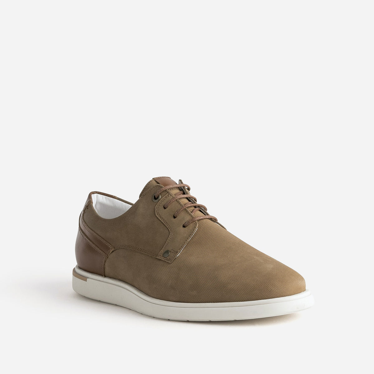 Derby confort camel cuir éco-conçu - 2