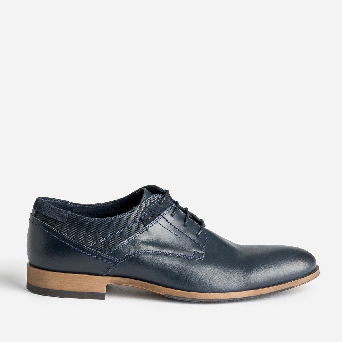 Derby marine cuir éco-conçu - 1
