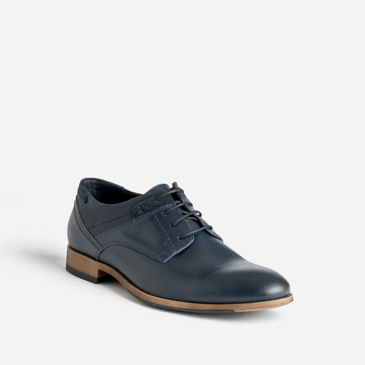 Derby marine cuir éco-conçu - 2