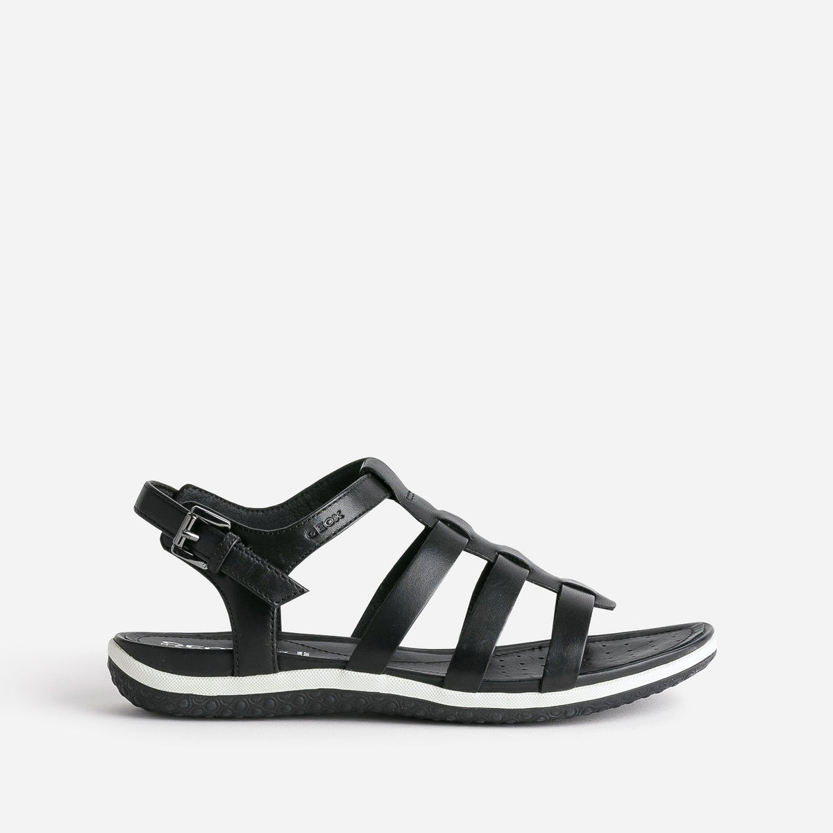 Sandale GEOX noire en cuir - 1
