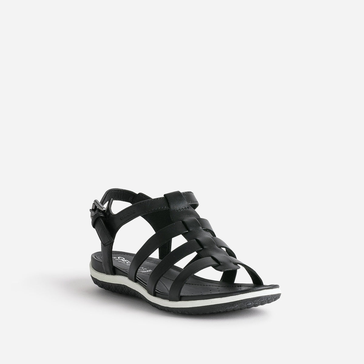 Sandale GEOX noire en cuir - 2