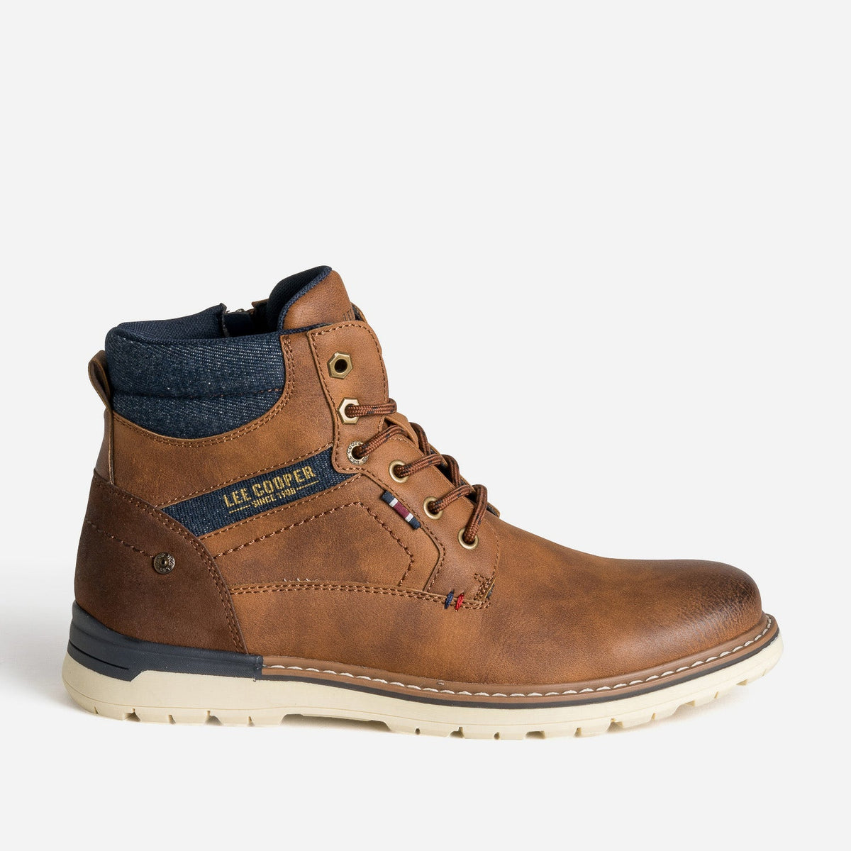 Boots à lacet LEE COOPER marron - 1