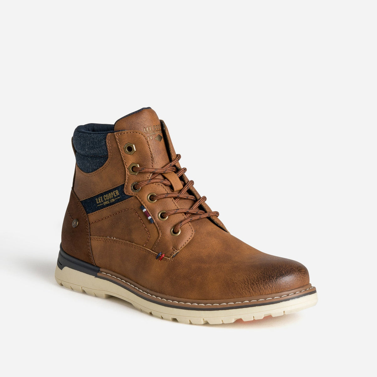 Boots à lacet LEE COOPER marron - 2