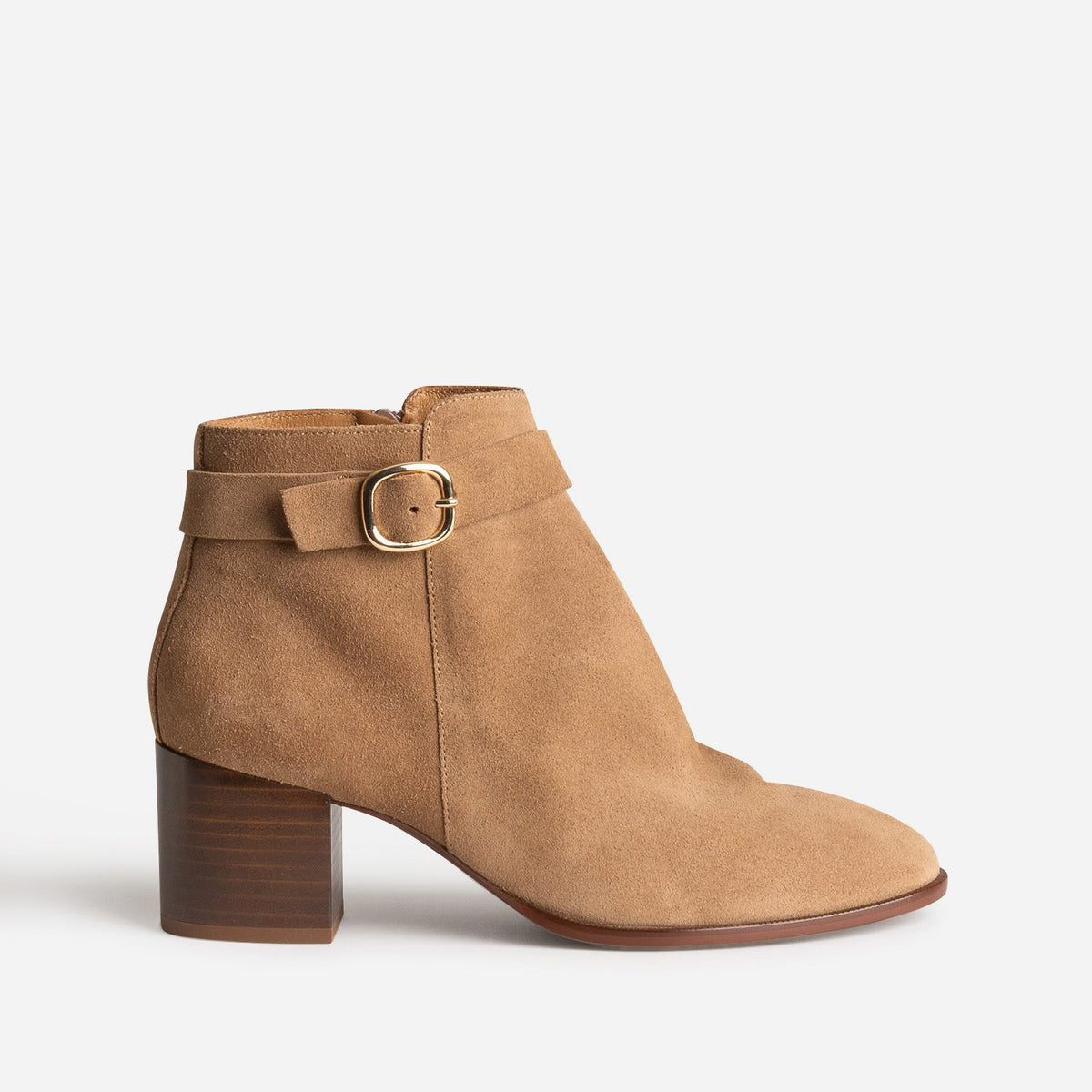 Boots ERAM FLEX noir en cuir velours - 3