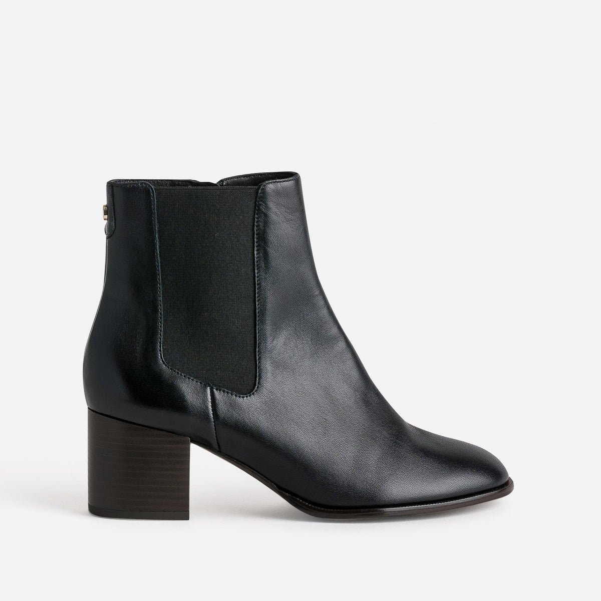 Boots ERAM FLEX noir en cuir à talon - 1