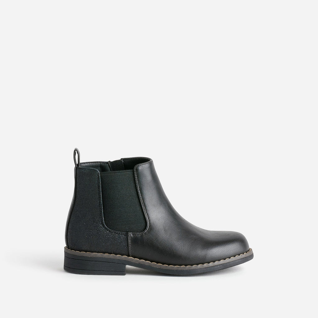 Boots BUGGY noir détails pailletés - 1