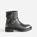 Boots TEXTO gris esprit motard - 1