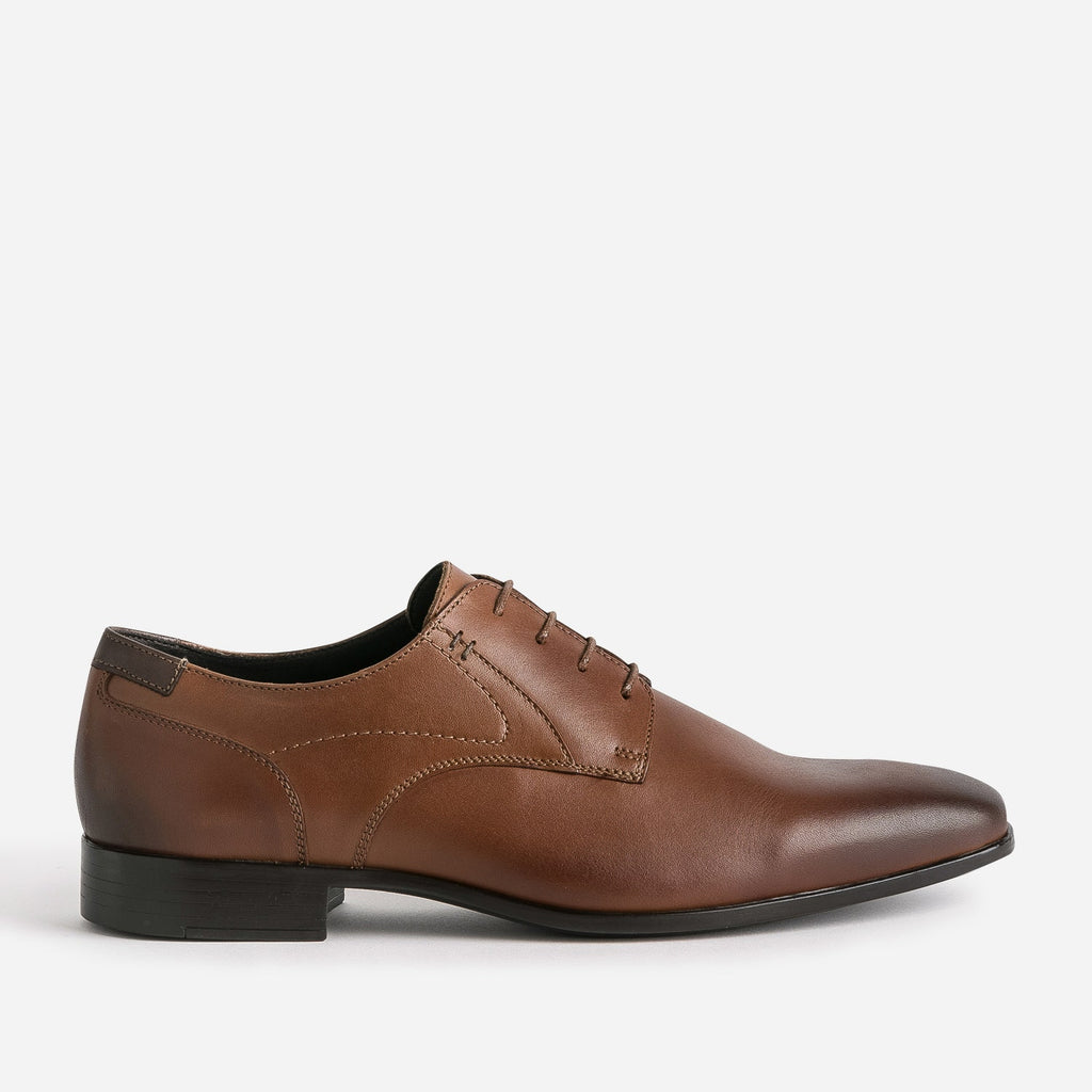 Derby cognac cuir - 1