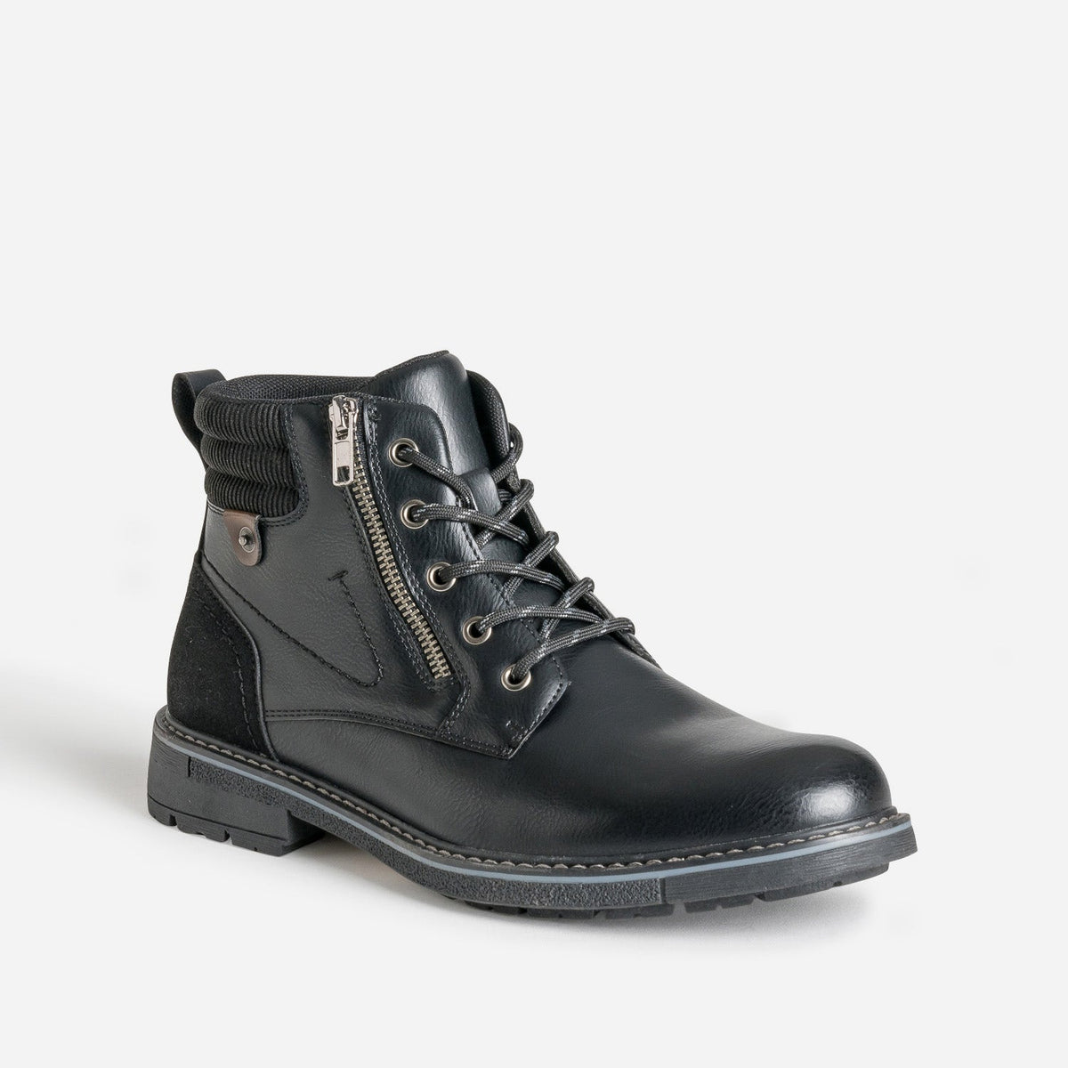 Boots à lacet noir - 2