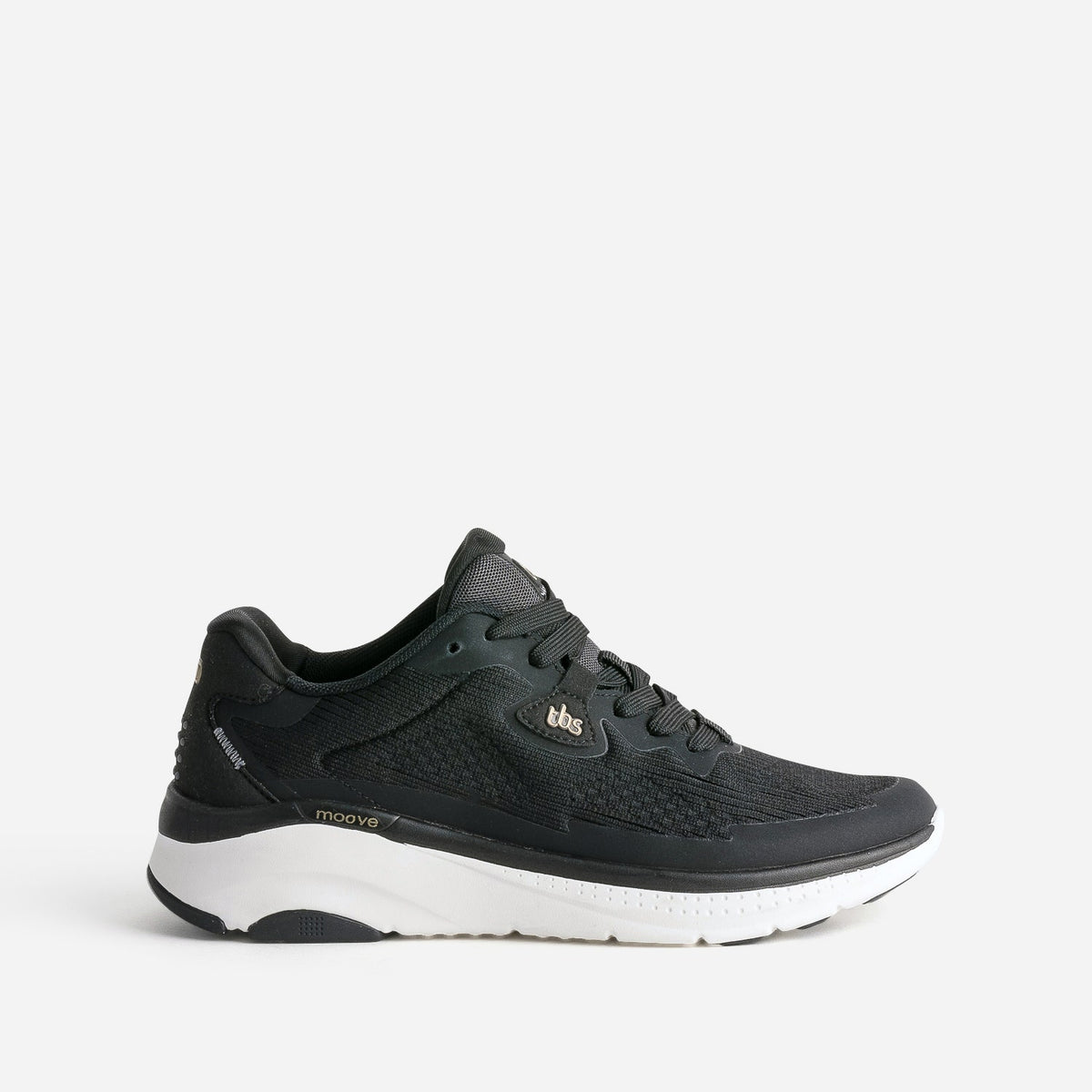 Tennis TBS noire bi-matière - 1