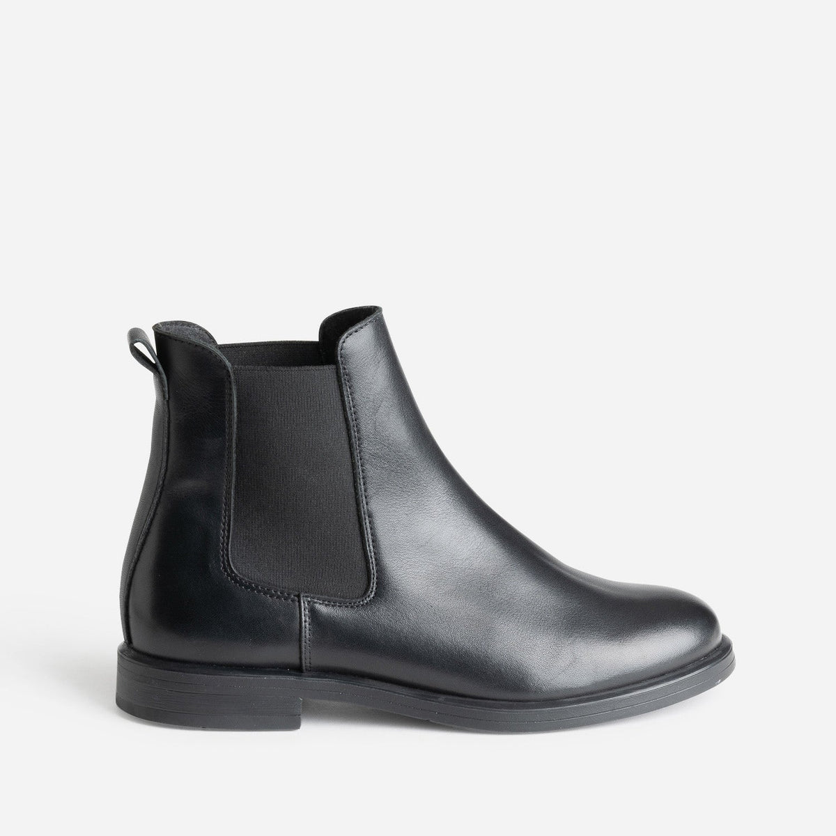 Chelsea boots noir cuir - 1