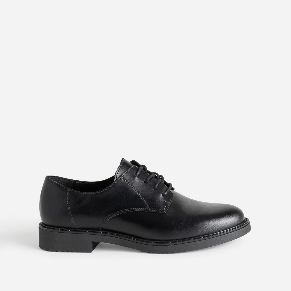 Derby noir en cuir - 1