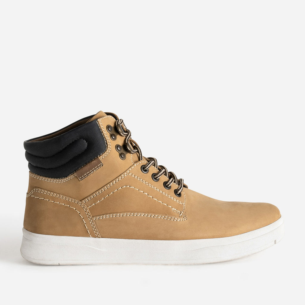 Basket camel en cuir nubuck - 1