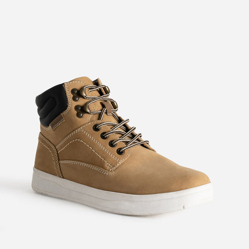 Basket camel en cuir nubuck - 2