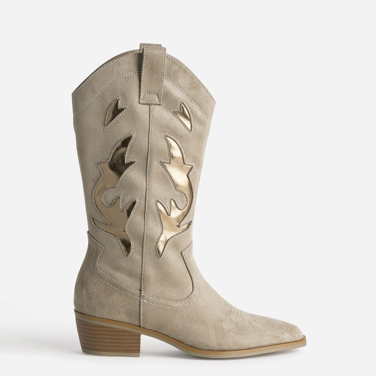 Botte TEXTO denim gris esprit santiag - 3