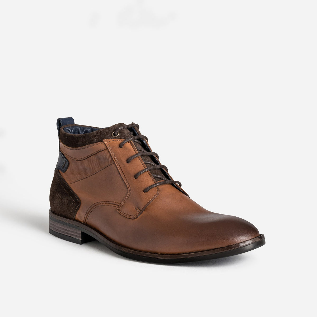 Chukka boots marron clair cuir - 2