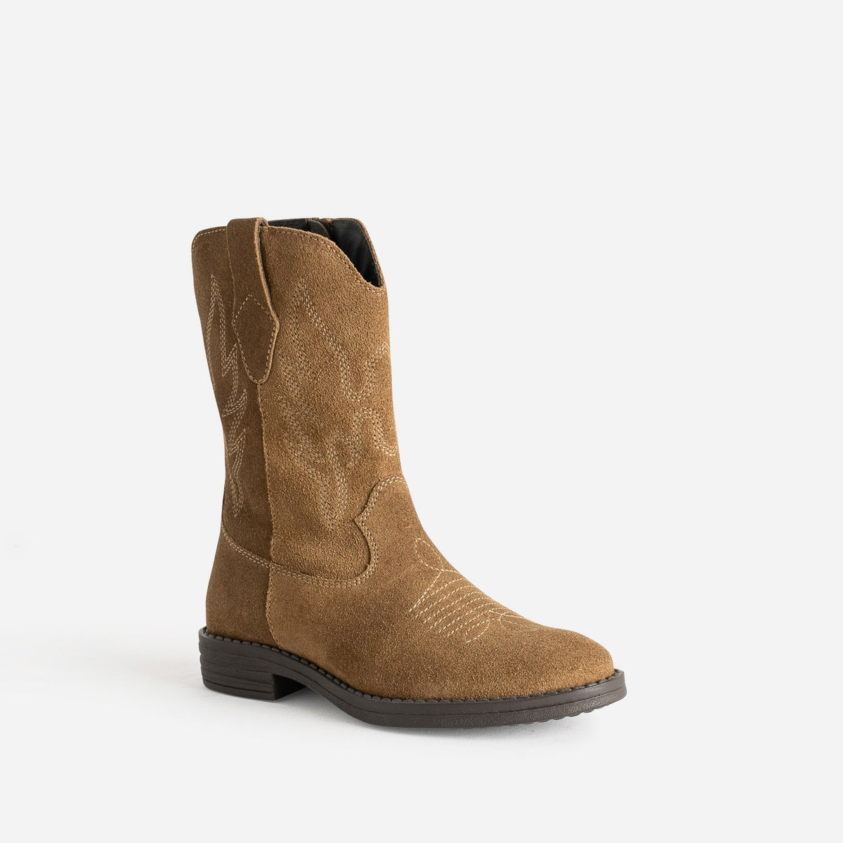 Boots western BUGGY camel cuir velours - 2