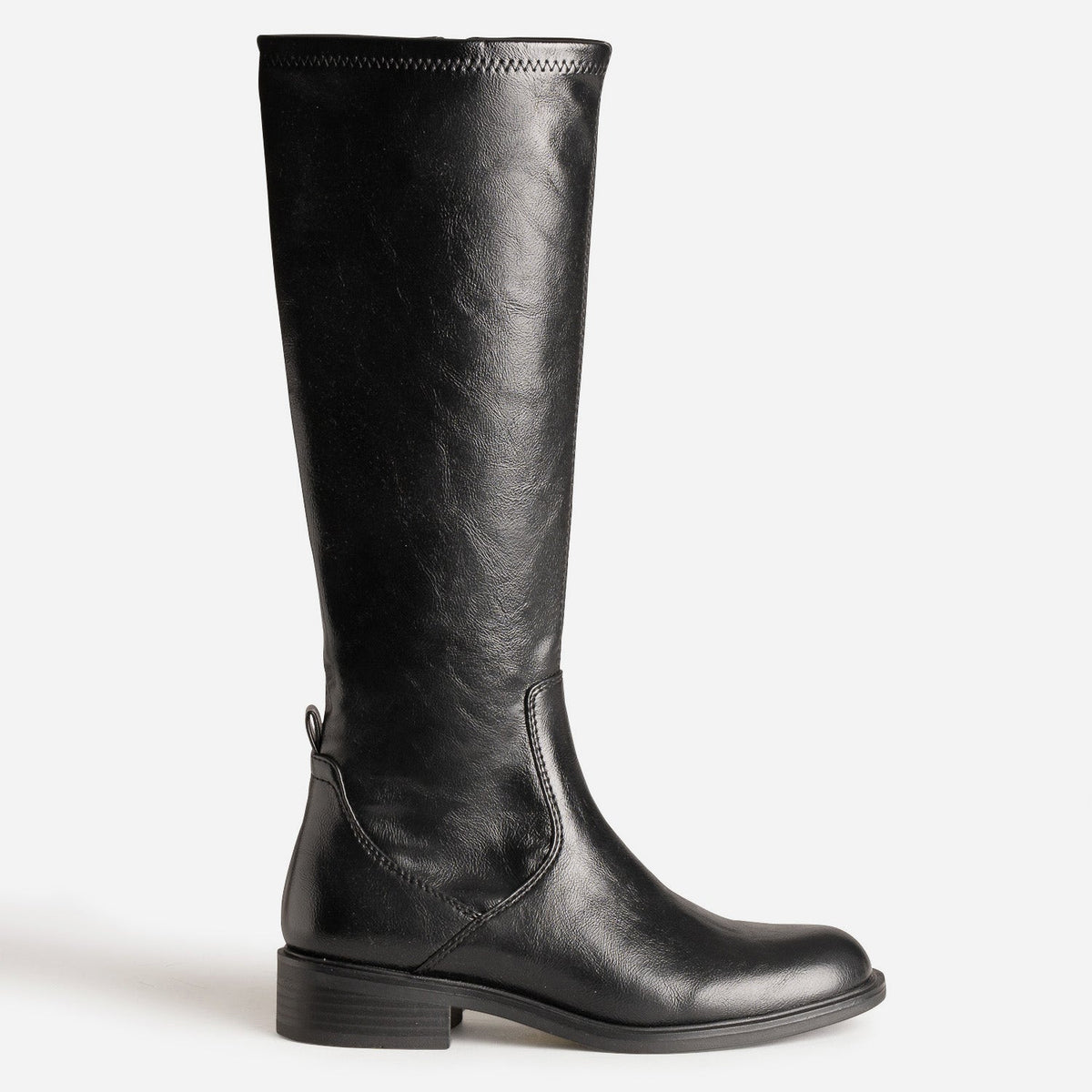 Botte noire forme cavalière - 1