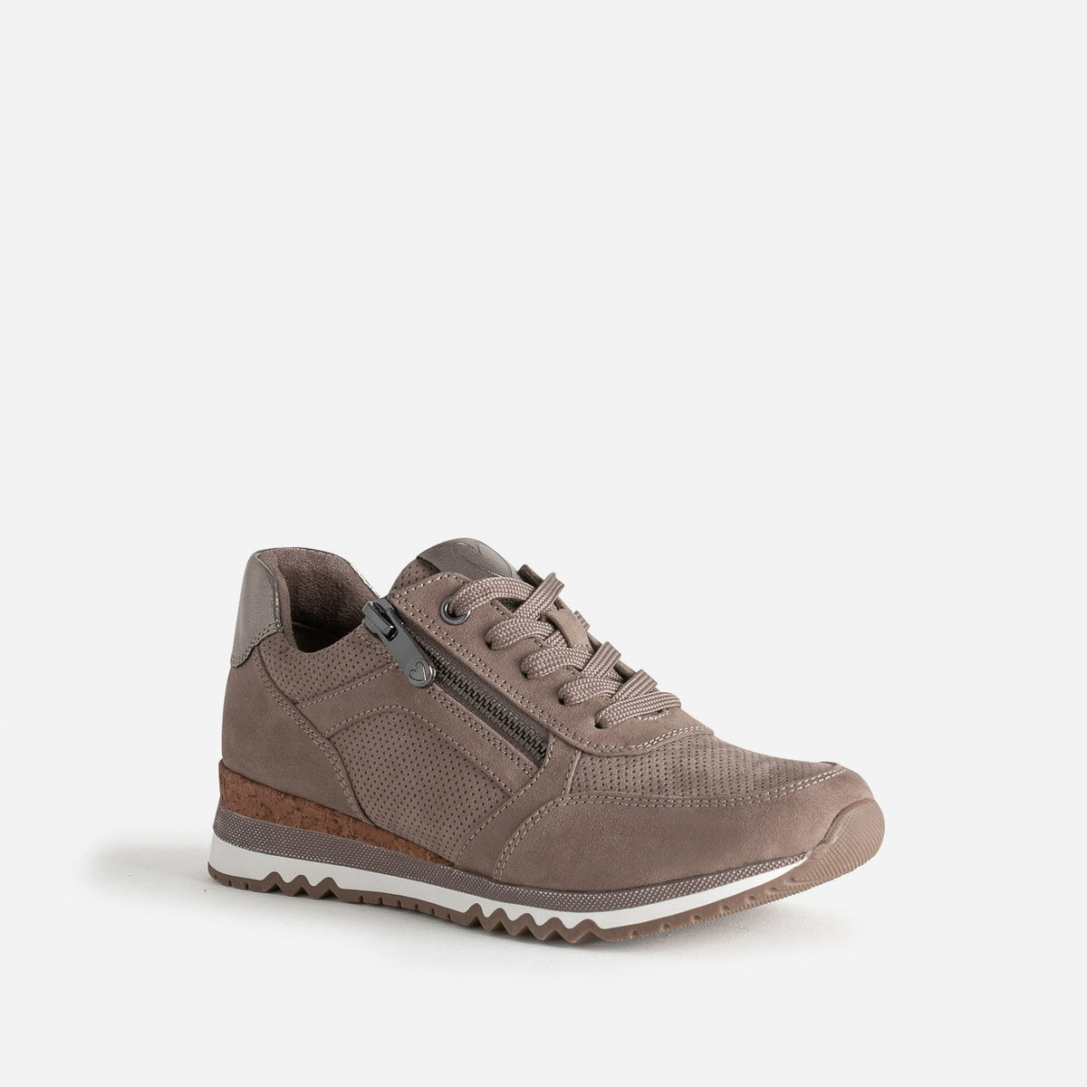 Tennis MARCO TOZZI beige et imprimé python - 10
