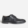 Derby noir cuir bout droit - 1