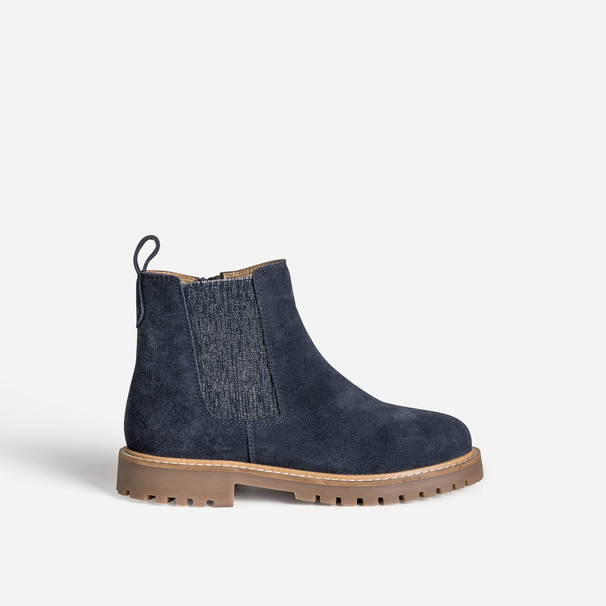 Chelsea boots BUGGY marine cuir velours - 1
