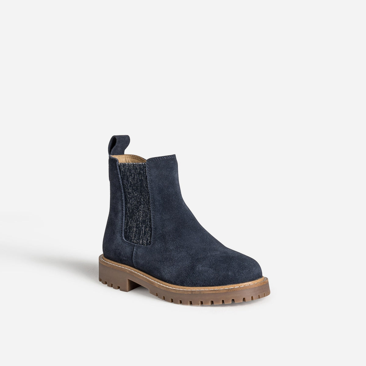 Chelsea boots BUGGY marine cuir velours - 2