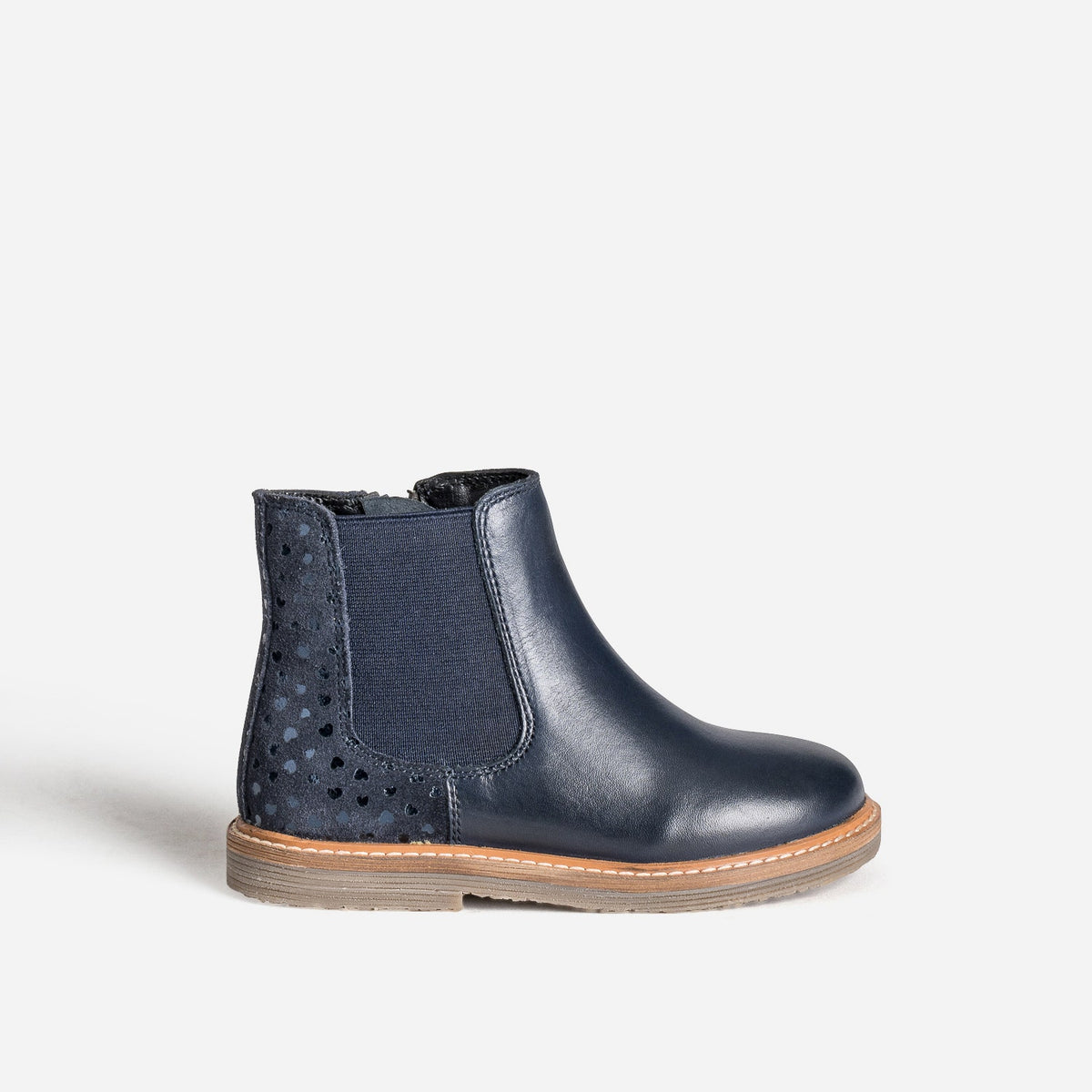 Chelsea boots BUGGY marine cuir - 1