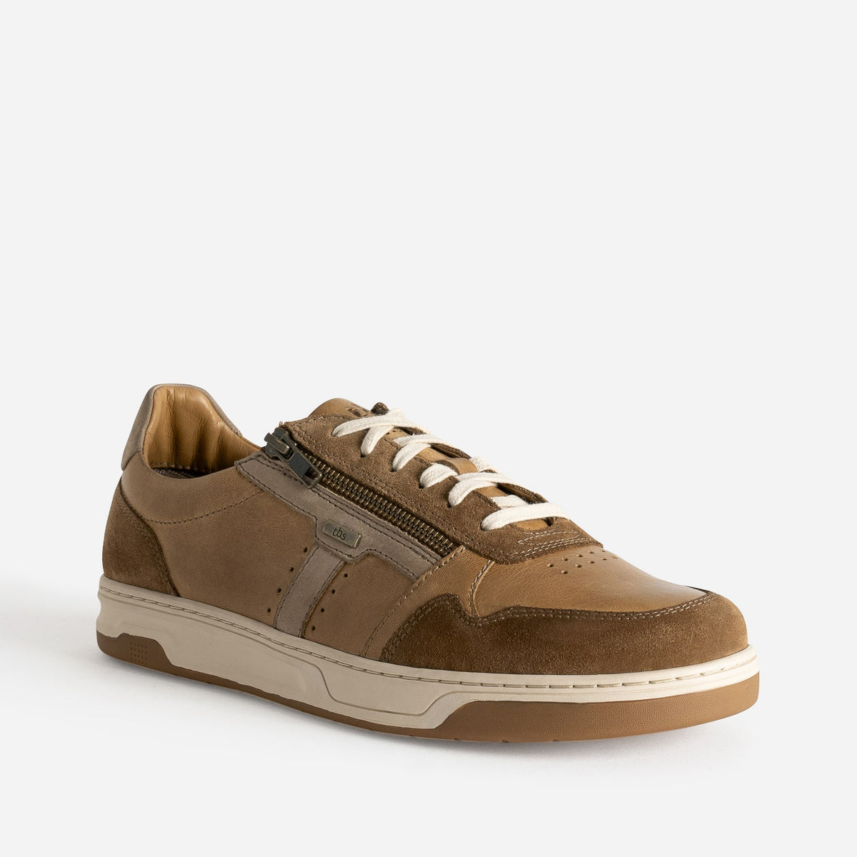 Tennis TBS marine en cuir - 4