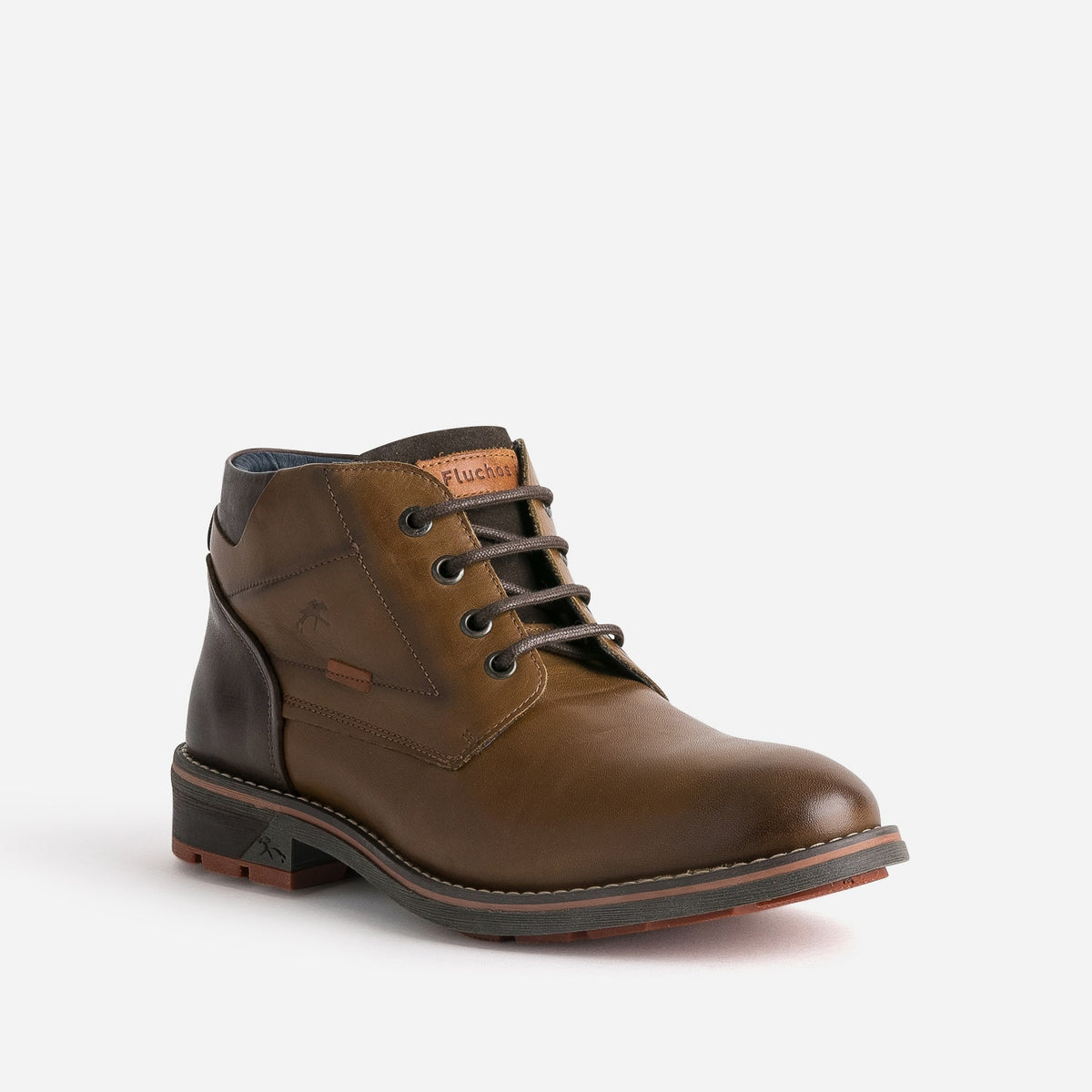Boots FLUCHOS camel en cuir - 2