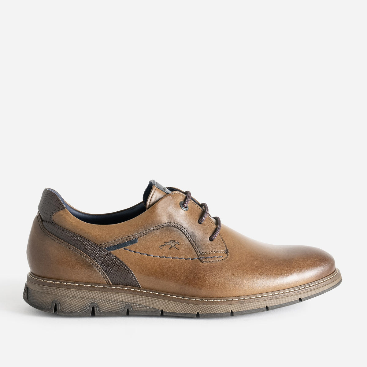 Derby FLUCHOS camel en cuir - 1