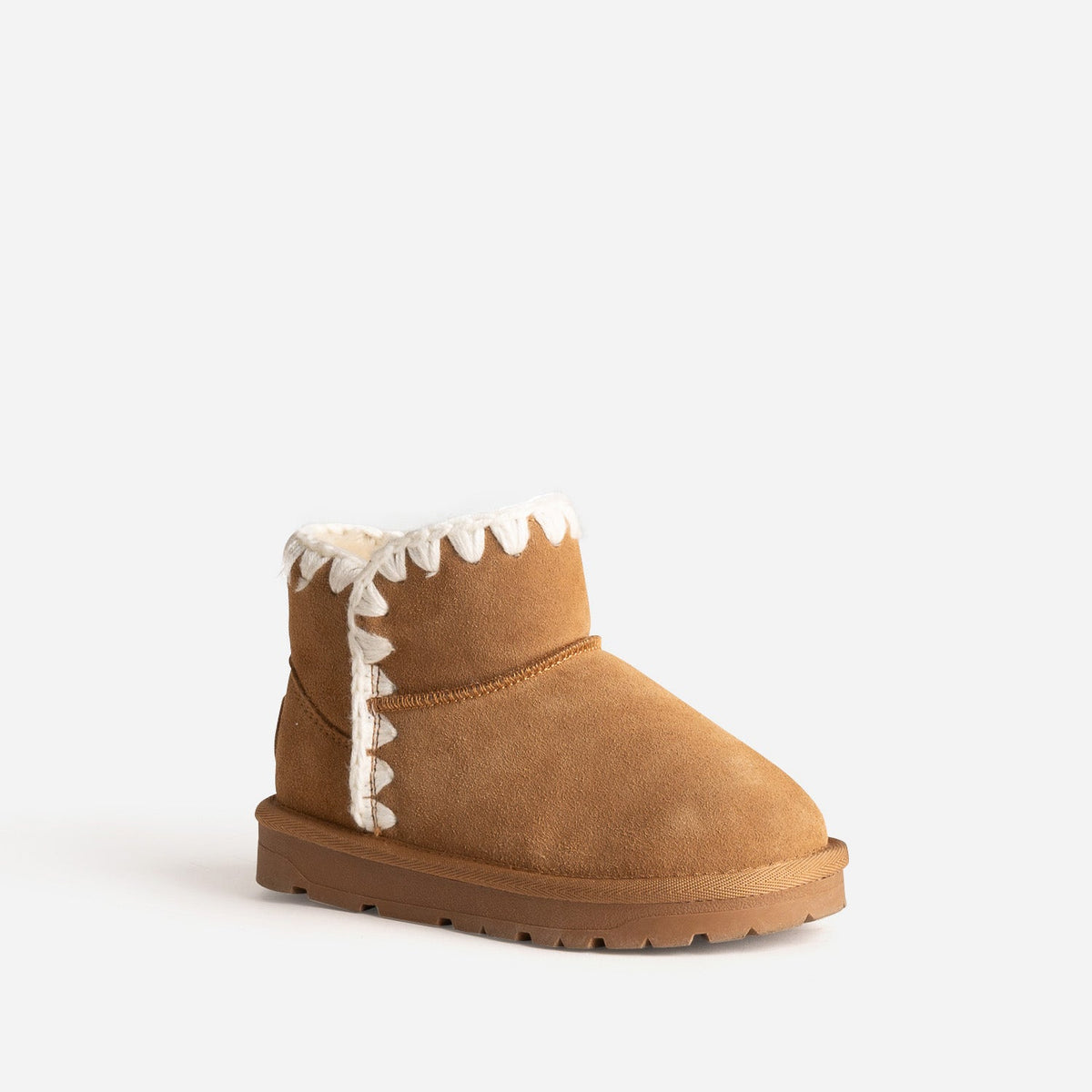 Boots BUGGY camel cuir velours fourré - 2