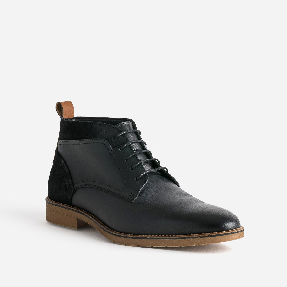 Chukka boots noir cuir - 2